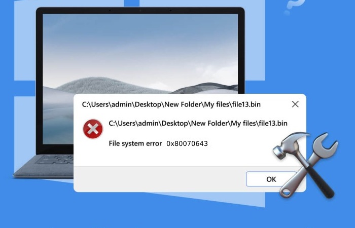 How to Fix Windows Update Error 0x80070643_